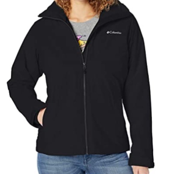 Columbia Ruby River Hooded 3-in-1 Systems Jacket Black, Size:XL - Picture 3 of 7